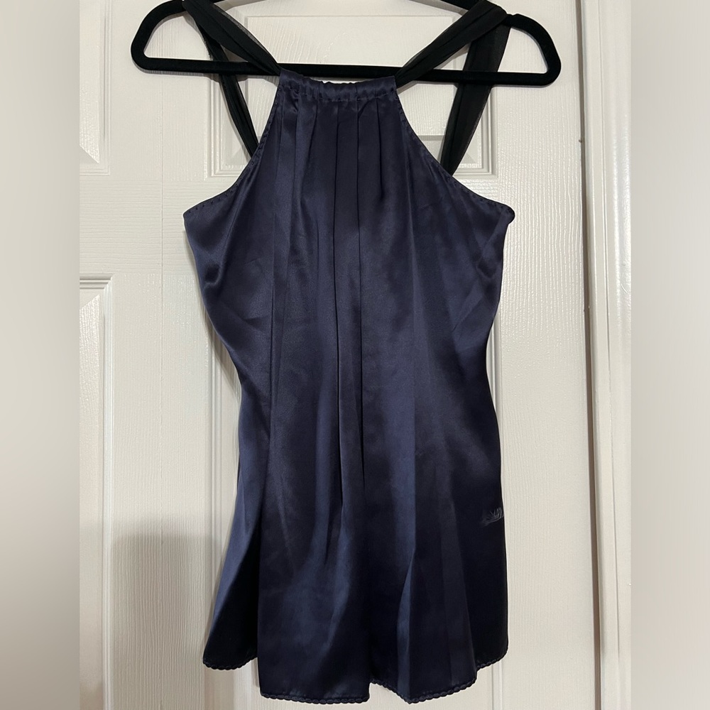 Elie Tahari navy camisole